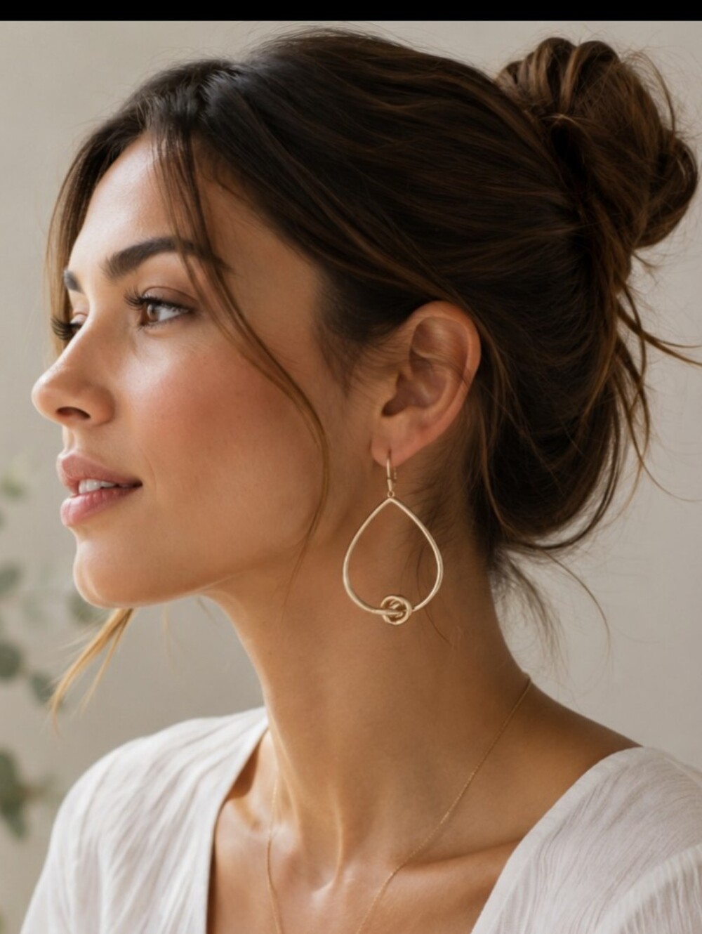 Kendra Scott Presleigh Knot Embellished Open Frame Drop Earrings